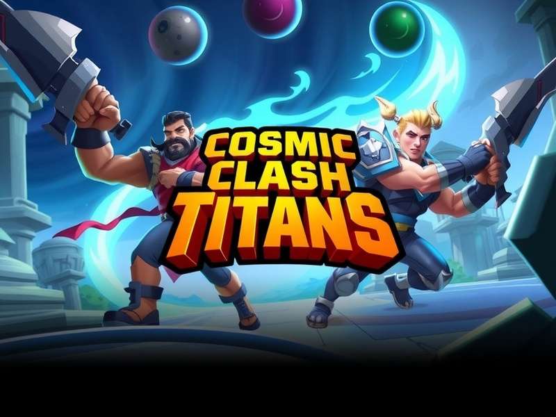 Cosmic Clash Titans Game Banner